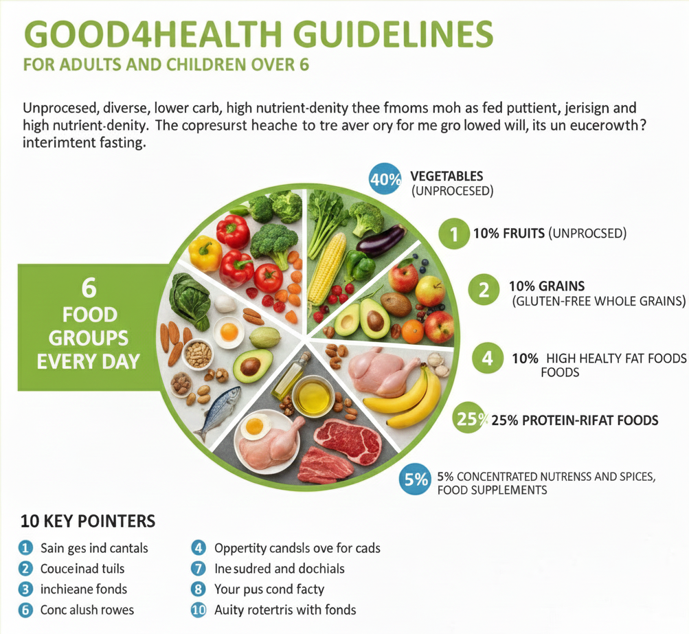 Balanced plate showing metabolic eating for weight loss macronutrient proportions with protein vegetables and carbs